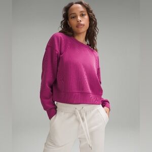 Lululemon Ribbed Softstreme Perfectly Oversized Cropped Crew